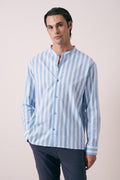 CHEMISE LIN RAYÉ